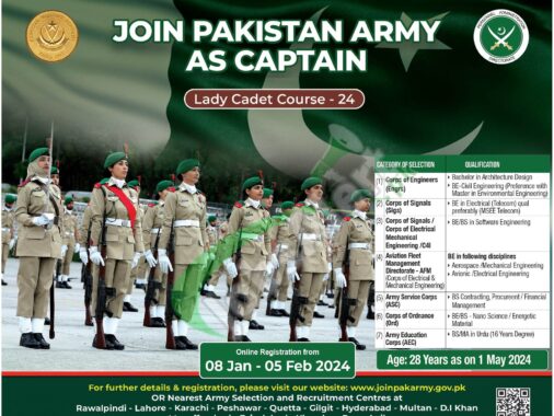 Become A Captain In The Pakistan Army By Joining The