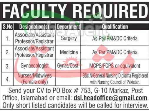 Employment Opportunities In Public Sector Organizations For 2024 In Islamabad,