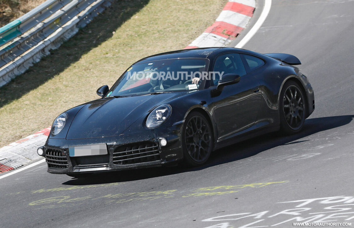 First Look: Spy Shots Reveal 2025 Porsche 911 Hybrid Model