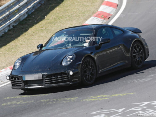 First Look: Spy Shots Reveal 2025 Porsche 911 Hybrid Model