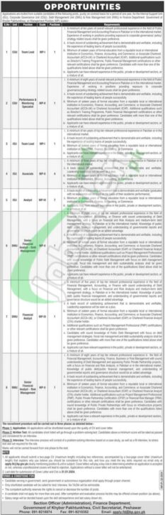 Latest Job Openings In The 2024 Finance Department Kpk