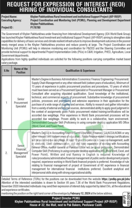 Latest Job Openings In The Planning & Development Department Of