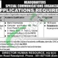 Opportunities For Career At Pakistan Army Headquarters Sco Rawalpindi In