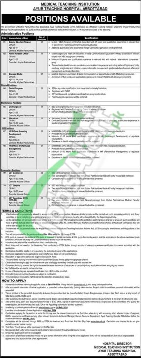 2024 Job Opportunities At Atc Abbottabad: Apply Now For Ayub