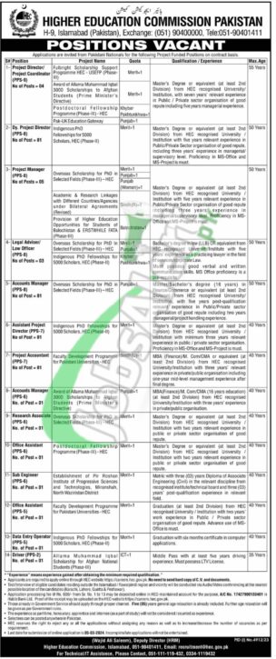 2024 Latest Advertisement For Hec Jobs Now Available For Online