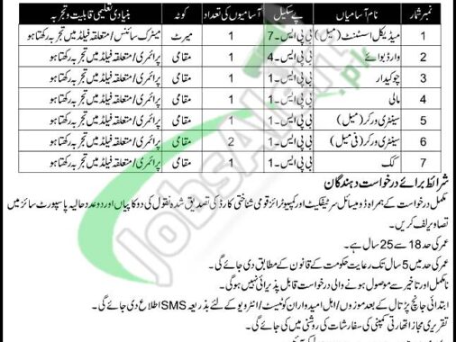 2024 Latest Advertisement For Jobs At Pak Emirates Military Hospital