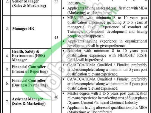 Application Form For Heavy Mechanical Jobs At Hmc Taxila 2024