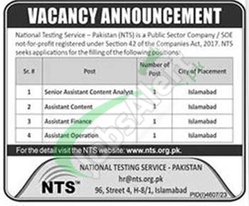 Download 2024 Jobs For National Testing Service Pakistan Online Application