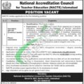 Download Nacte Jobs 2024 Online Application Form From Nacte.org.pk