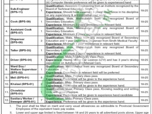 Download Online Application Form For Po Box 10 Karachi Jobs