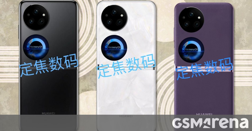 Huawei Pocket 2 Flip Foldable Leaked Renders Reveal Three Different