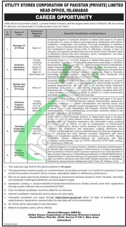 Jobs At Utility Stores Corporation 2024 Apply Online Before