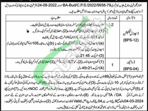 Latest Advertisement For Civil Defence Jobs In Punjab Rawalpindi In