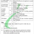 Opportunities For Teaching Staff: Cantonment Board Gujranwala Jobs 2024