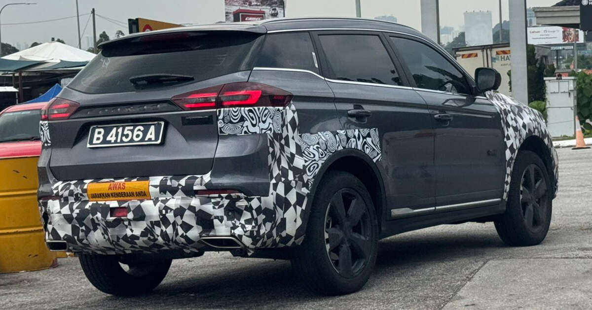 Recent Spy Photos Reveal 2024 Proton X70 Facelift Unveiling