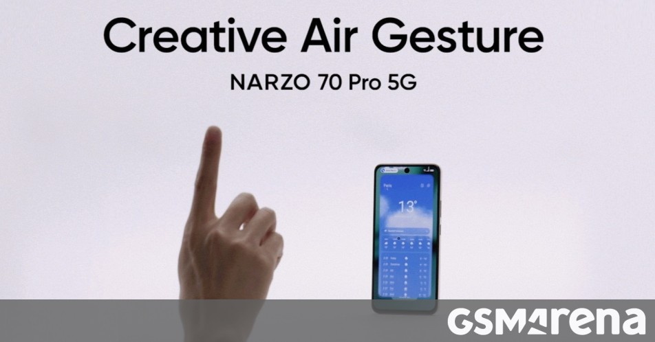 Air Gesture Feature Will Be Included In Realme Narzo 70