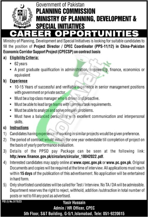 Apply Online For Cpec Job Opportunities In 2024 In China