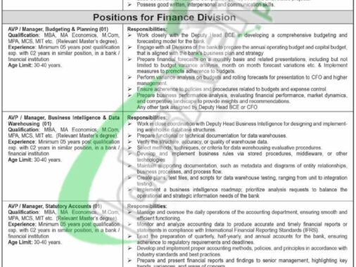 Apply For Punjab Provincial Cooperative Bank Jobs 2024 Through The