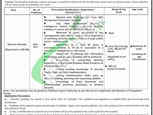 Caa Jobs 2024 Application Form Available On Civil Aviation Authority