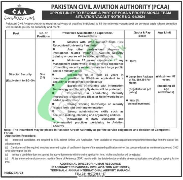 Caa Jobs 2024 Application Form Available On Civil Aviation Authority