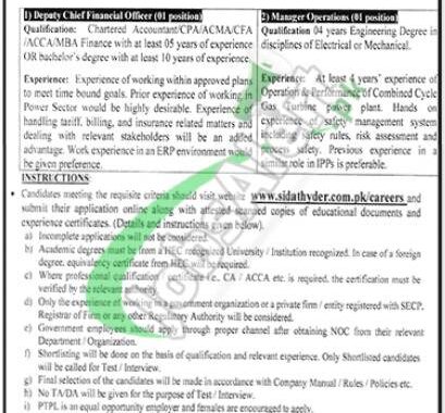 Current Job Openings In Punjab Thermal Power Energy Department