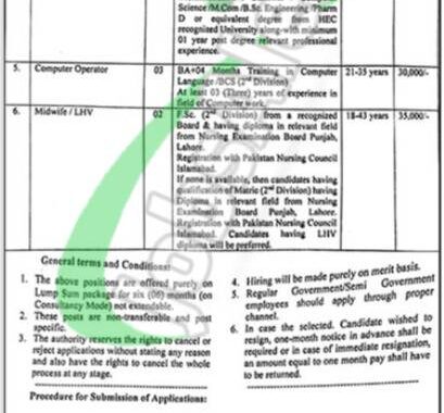 Download Online Form For Jobs In District Health Authority Sheikhupura