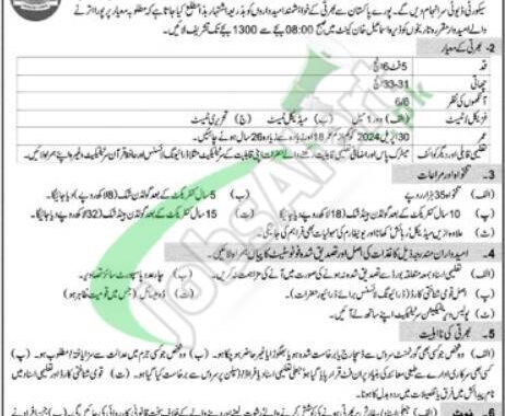 Frontier Corps Fc Jobs 2024: Latest Job Opportunities At Fc.gov.pk