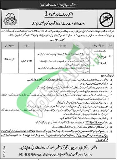 Latest Advertisement For District Health Authority Rawalpindi Jobs 2024 In