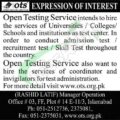 Latest Advertisement For Online Registration For Ots 2024 Invigilator Positions