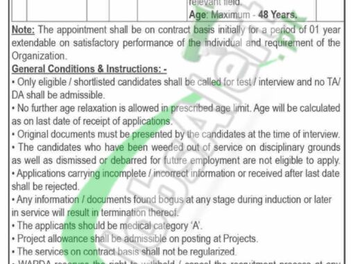 New Wapda Vacancies In 2024 For Security Staff Application