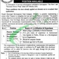 Opportunities At Punjab Municipal Development Fund Company (pmdfc) In Lahore