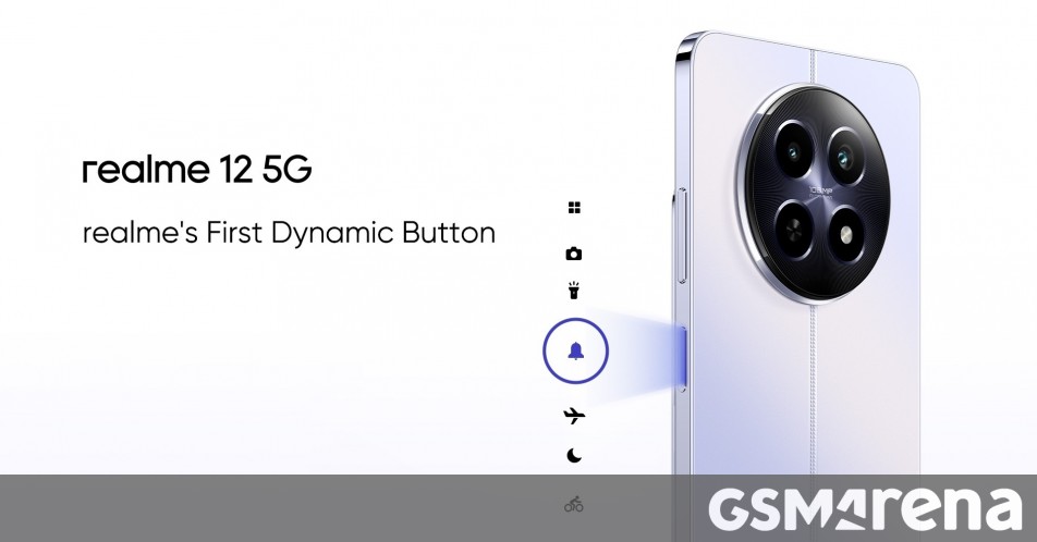 Preview Of Realme 12 5g Featuring A Dynamic Button Revealed