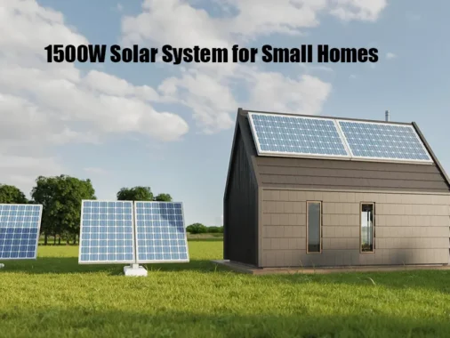 Top Choice For Small Homes: 1500w Solar System