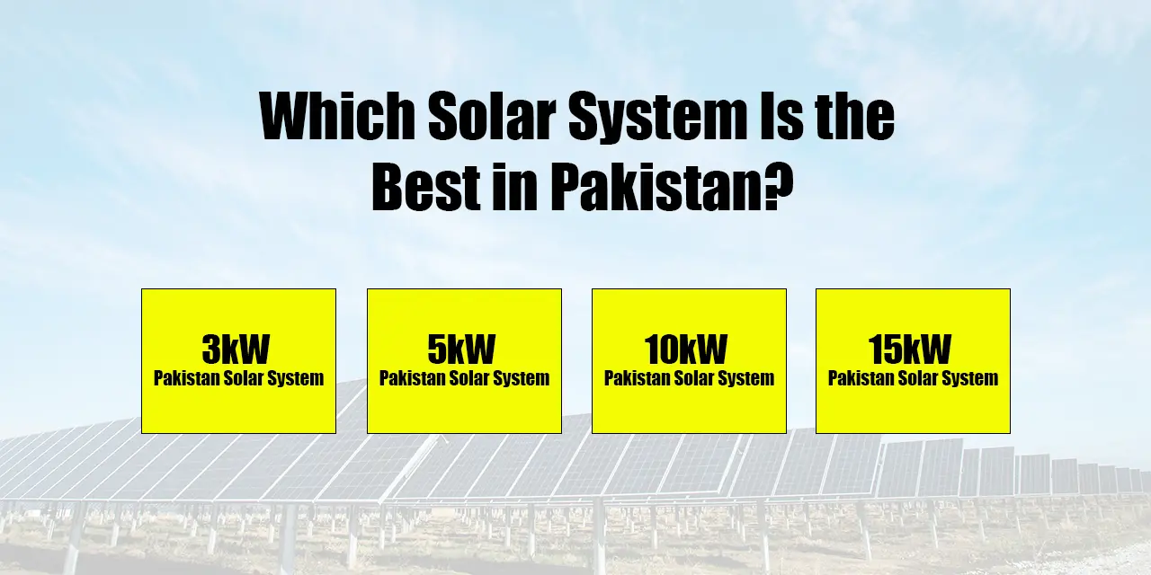 What Is The Top Solar System Option In Pakistan?