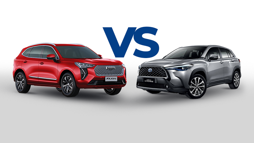 Comparison Between Haval Jolion Hev And Toyota Corolla Cross Hev: