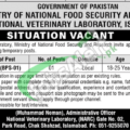 Download Application Form For National Veterinary Laboratory Islamabad Jobs 2024