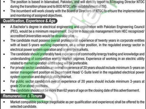 Download Online Application Form For Wapda Ntdc Jobs 2024 From