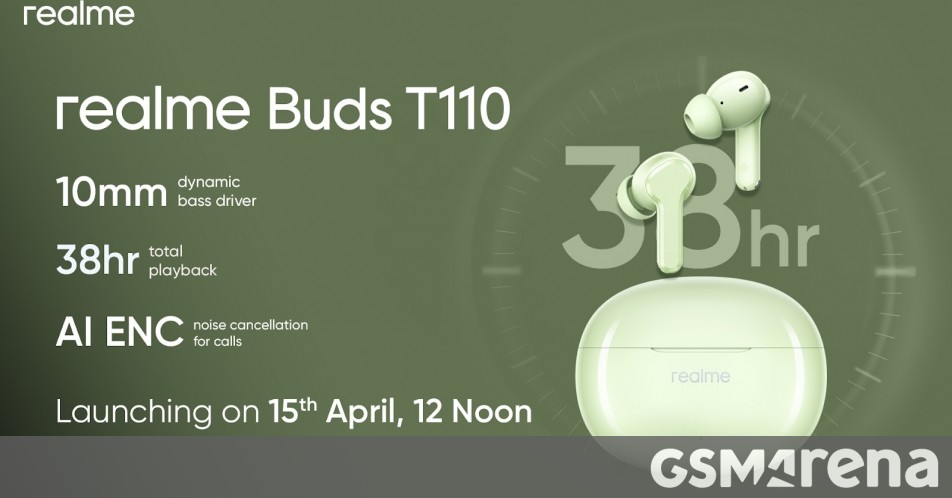 New Realme T110 Tws Earphones Set To Be Released In