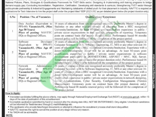 Rewrite This Title With Different Wordingapply Navttc Jobs Application Form