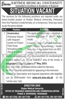 Rewrite This Title With Different Wordingkhyber Medical University (kmu) Peshawar