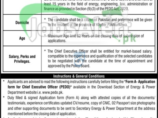 Rewrite This Title With Different Wordingpakhtunkhwa Energy Development Organization Jobs