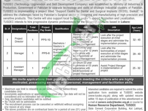 Rewrite This Title With Different Wordingtusdec Jobs 2024 Latest Online