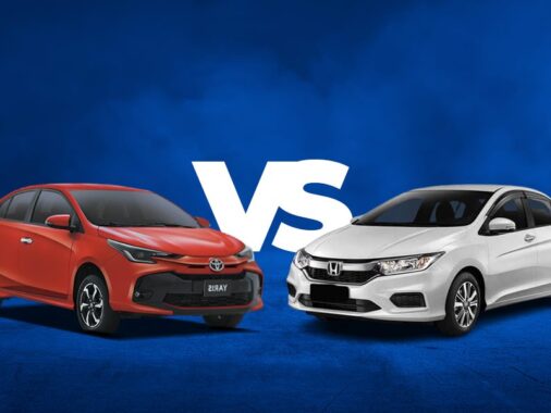 Rewrite This Title With Different Wordingtoyota Yaris Facelift Vs. Honda