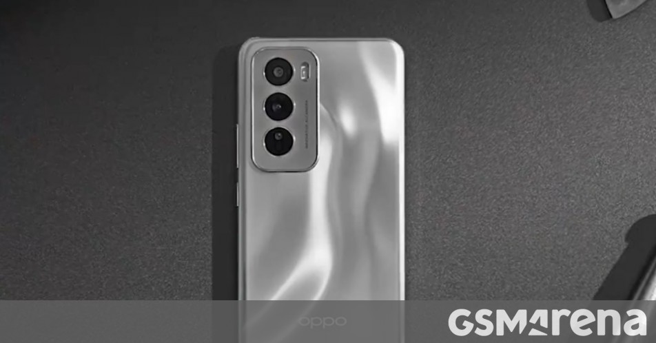 Rewrite This Title With Different Wordingglobal Oppo Reno12's Astral Silver