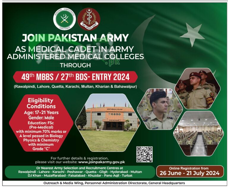 Rewrite This Title With Different Wordingjoin Pak Army Amc 2024