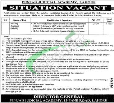 Rewrite This Title With Different Wordingpunjab Judicial Academy Lahore Jobs