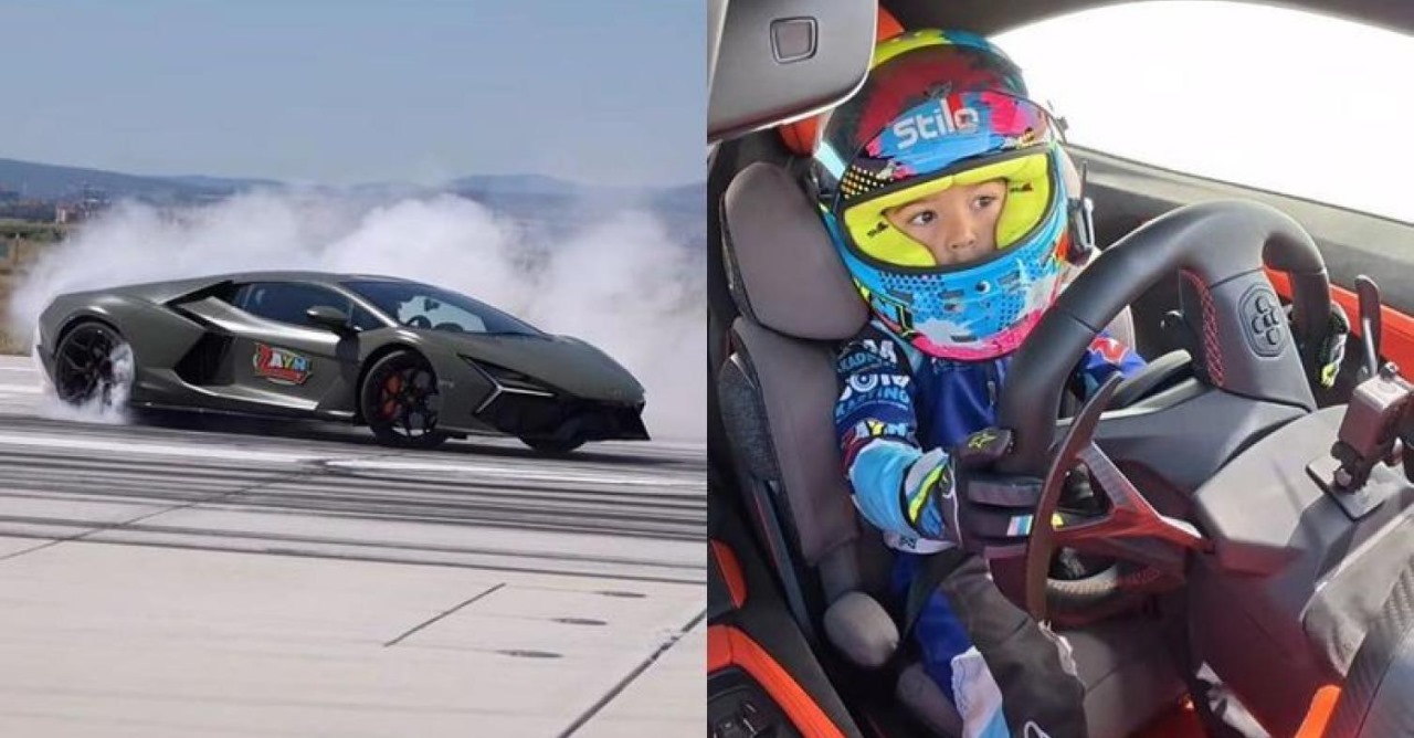 Video – 5 Year Old Driver Reaches 312 Km/h In A Lamborghini