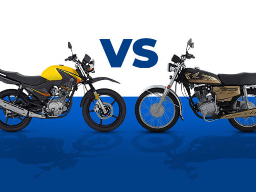 Honda Cg125 Gold Vs Yamaha Ybr125g "gold"