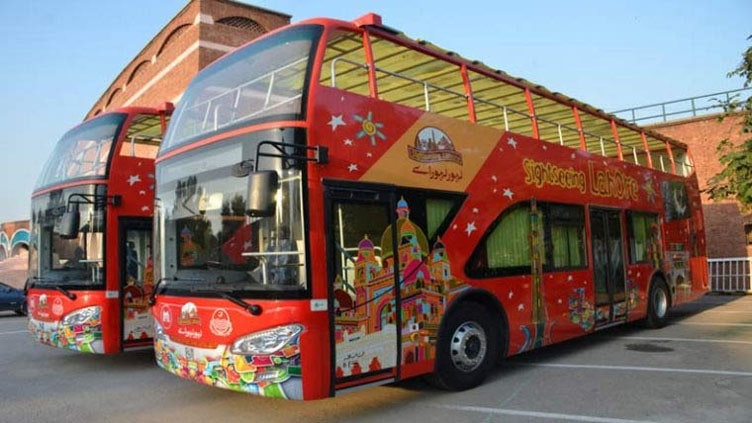 Hybrid Double Decker Bus Service Launched In Lahore