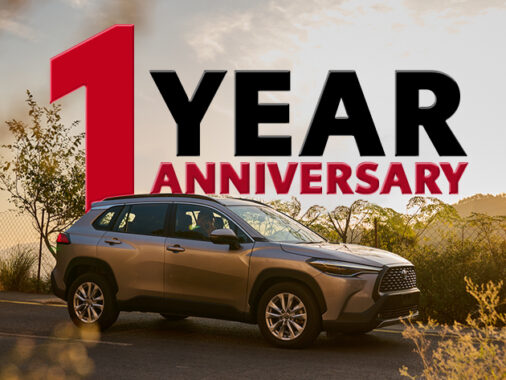 Toyota Corolla Cross 1 Year Anniversary This Offer Is Too